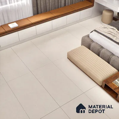 Marble Wall & Floor Tile Tile TL 07499 B Accosto Beige 4 ft x 2 ft Beige Vitrified Matte Finish Plain Tile - 9 mm | Ideal for Living Room, Bathroom, Kitchen