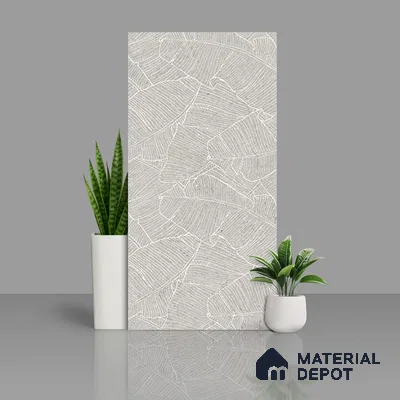 Highlighter Wall Tile TL 07499 C Accosto Gray Decor 4 ft x 2 ft Grey Vitrified Matte Finish Decor Tile - 9 mm | Suitable For Bathroom, Accent/Feature Wall, Foyer