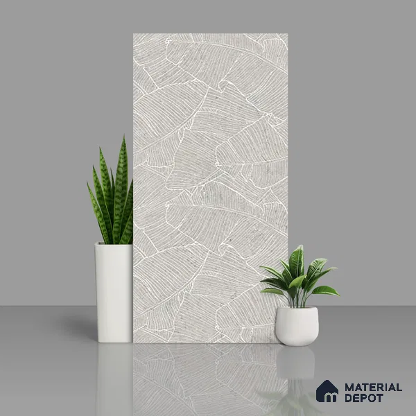 Highlighter Wall Tile TL 07499 C Accosto Gray Decor 4 ft x 2 ft Grey Vitrified Matte Finish Decor Tile - 9 mm | Suitable For Bathroom, Accent/Feature Wall, Foyer
