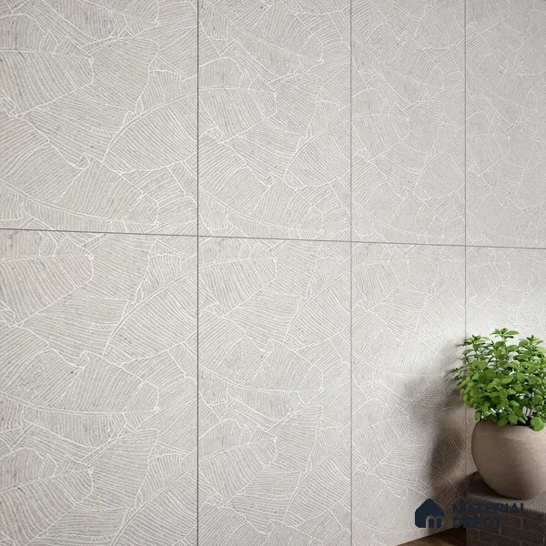 Highlighter Wall Tile TL 07499 C Accosto Gray Decor 4 ft x 2 ft Grey Vitrified Matte Finish Decor Tile - 9 mm | Suitable For Bathroom, Accent/Feature Wall, Foyer