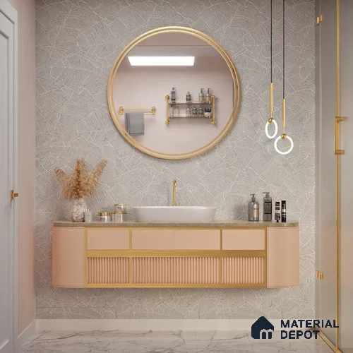Highlighter Wall Tile TL 07499 C Accosto Gray Decor 4 ft x 2 ft Grey Vitrified Matte Finish Decor Tile - 9 mm | Suitable For Bathroom, Accent/Feature Wall, Foyer