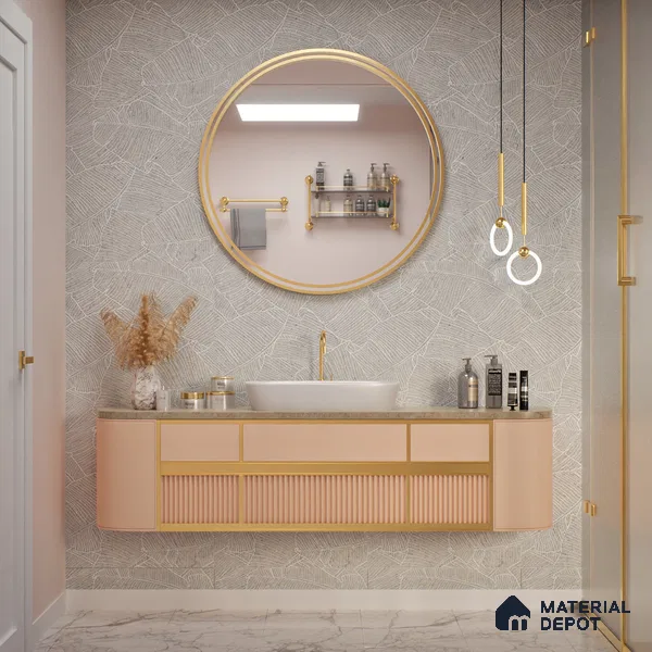 Highlighter Wall Tile TL 07499 C Accosto Gray Decor 4 ft x 2 ft Grey Vitrified Matte Finish Decor Tile - 9 mm | Suitable For Bathroom, Accent/Feature Wall, Foyer