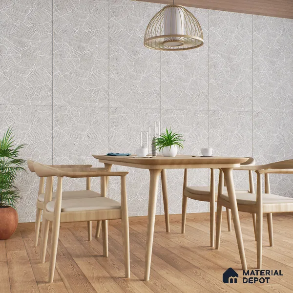 Highlighter Wall Tile TL 07499 C Accosto Gray Decor 4 ft x 2 ft Grey Vitrified Matte Finish Decor Tile - 9 mm | Suitable For Bathroom, Accent/Feature Wall, Foyer