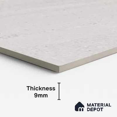 Stone Wall & Floor Tile TL 09933 B 4 ft x 2 ft Silver Vitrified Matte Finish Tile - 9 mm | Ideal for Living Room, Bedroom, Bathroom, Kitchen