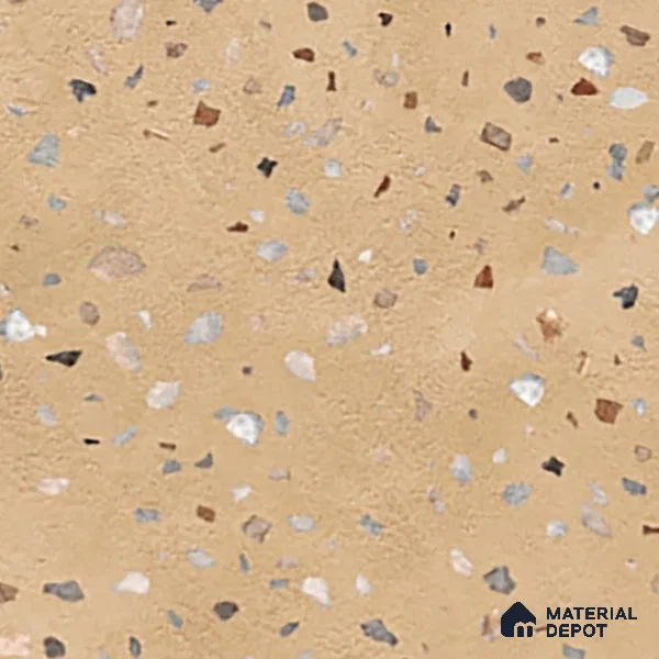 Terrazzo Wall & Floor Tile TL 07612 C Cotto Terrazzo Sand 4 ft x 2 ft GVT Vitrified Matte Finish - 9 mm