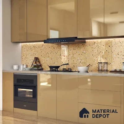Terrazzo Wall & Floor Tile TL 07612 C Cotto Terrazzo Sand 4 ft x 2 ft GVT Vitrified Matte Finish - 9 mm