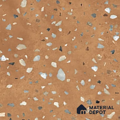Terrazzo Wall & Floor Tile TL 07612 D Cotto Terrazzo Gold 4 ft x 2 ft GVT Vitrified Matte Finish - 9 mm (Sample)
