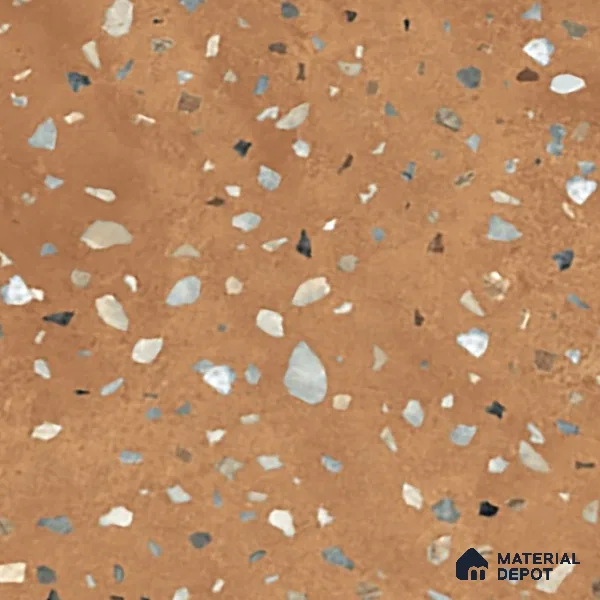 Terrazzo Wall & Floor Tile TL 07612 D Cotto Terrazzo Gold 4 ft x 2 ft GVT Vitrified Matte Finish - 9 mm (Sample)