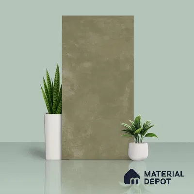 Cement Wall & Floor Tile TL 07612 E Cotto Olive 4 ft x 2 ft GVT Vitrified Matte Finish - 9 mm (Sample)