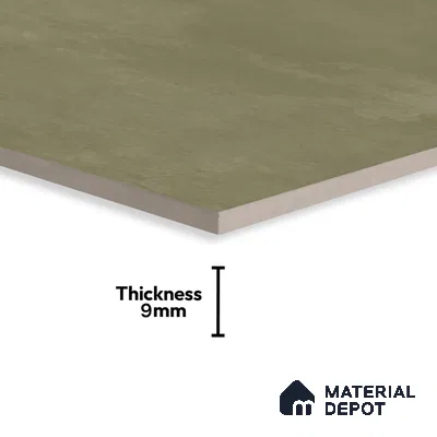 Cement Wall & Floor Tile TL 07612 E Cotto Olive 4 ft x 2 ft GVT Vitrified Matte Finish - 9 mm (Sample)