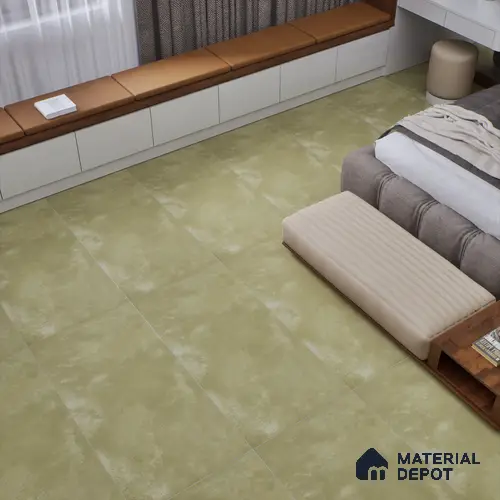 Cement Wall & Floor Tile TL 07612 E Cotto Olive 4 ft x 2 ft GVT Vitrified Matte Finish - 9 mm