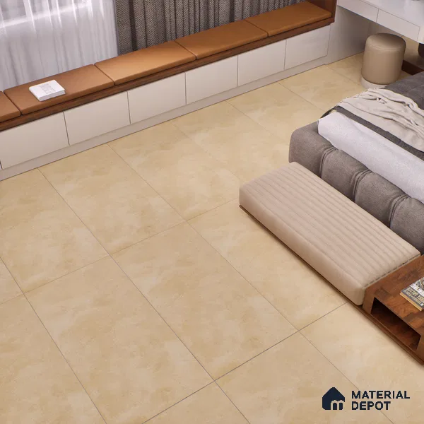 Cement Wall & Floor Tile TL 07612 F Cotto Sand 4 ft x 2 ft GVT Vitrified Matte Finish - 9 mm (Sample)