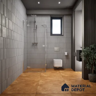 Cement Wall & Floor Tile TL 07612 G Cotto Gold 4 ft x 2 ft GVT Vitrified Matte Finish - 9 mm (Sample)