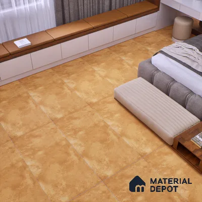 Cement Wall & Floor Tile TL 07612 G Cotto Gold 4 ft x 2 ft GVT Vitrified Matte Finish - 9 mm (Sample)