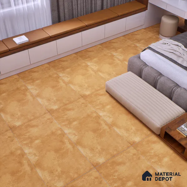 Cement Wall & Floor Tile TL 07612 G Cotto Gold 4 ft x 2 ft GVT Vitrified Matte Finish - 9 mm (Sample)