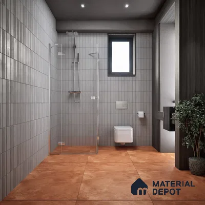 Cement Wall & Floor Tile TL 07612 H Cotto Rosso 4 ft x 2 ft GVT Vitrified Matte Finish - 9 mm (Sample)