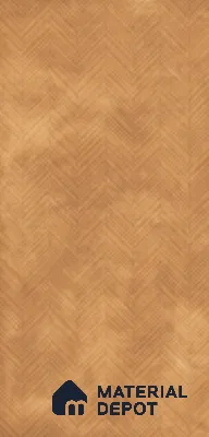 Patterned Wall & Floor Tile TL 07612 T Cotto Herringbone Gold Decor 4 ft x 2 ft GVT Vitrified Matte Finish - 9 mm