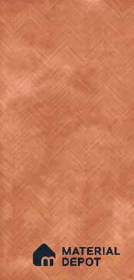 Patterned Wall & Floor Tile TL 07612 U Cotto Herringbone Red Decor 4 ft x 2 ft GVT Vitrified Matte Finish - 9 mm