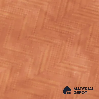 Patterned Wall & Floor Tile TL 07612 U Cotto Herringbone Red Decor 4 ft x 2 ft GVT Vitrified Matte Finish - 9 mm