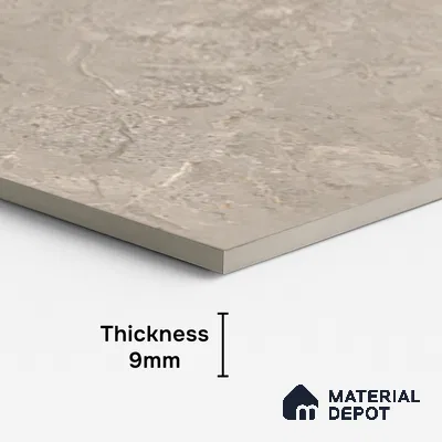 Stone Look Floor & Wall Tile TL 08091 B Caspain Taupe Endless Rustic 4 ft x 2 ft Vitrified Matte Finish - 9 mm