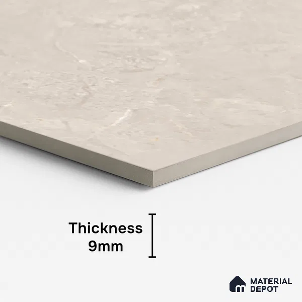 Stone Look Floor & Wall Tile TL 08091 Caspain Blanco Endless Rustic 4 ft x 2 ft Vitrified Matte Finish - 9 mm