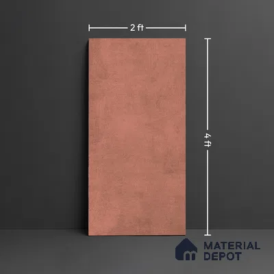 Punch Wall & Floor Tile TL 09941 B 4 ft x 2 ft Red Vitrified Matte Finish Tile - 9 mm | Ideal for Living Room, Bedroom, Bathroom, Kitchen
