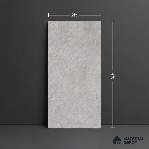 Stone Look Floor & Wall Tile TL 08125 C Jackstone Amber 4 ft x 2 ft Vitrified Matte Finish - 9 mm | Random 12