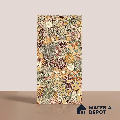 Moroccan Wall Tile TL 09971 B 4 ft x 2 ft Ivory Vitrified Matte Finish Tile - 9 mm | Ideal for Living Room,Bedroom,Bathroom,Kitchen