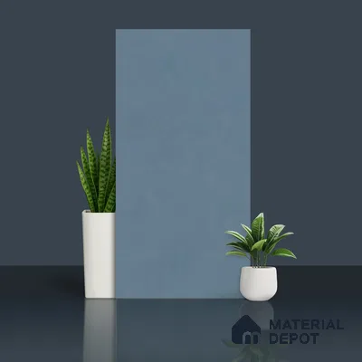 Plain Look Floor & Wall Tile TL 08109 C Fabric Aqua 4 ft x 2 ft Vitrified Matte Finish - 9 mm | Random 12