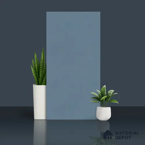 Plain Look Floor & Wall Tile TL 08109 C Fabric Aqua 4 ft x 2 ft Vitrified Matte Finish - 9 mm | Random 12