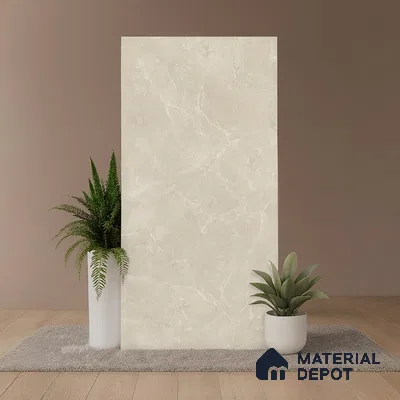 Marble Look Wall & Floor Tile TL 08785 CV Lublin Beige 4 ft x 2 ft Vitrified Matte Finish - 9 mm