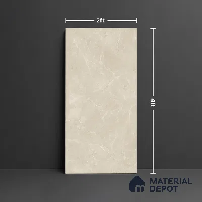 Marble Look Wall & Floor Tile TL 08785 CV Lublin Beige 4 ft x 2 ft Vitrified Matte Finish - 9 mm