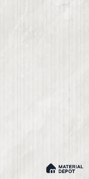 Stone Look Wall Tile TL 10118 C Quarry Bianco Strip Liner 4 ft x 2 ft Vitrified Matte Finish - 9 mm