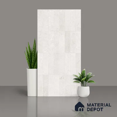 Punch Wall Tile TL 09947 4 ft x 2 ft Cream Vitrified Matte Finish Tile - 9 mm | Ideal for Living Room, Bedroom, Bathroom, Kitchen