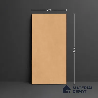 Plain Look Floor & Wall Tile TL 08102 Syria Gold 4 ft x 2 ft Vitrified Matte Finish - 9 mm | Random 8