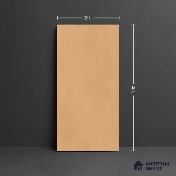 Plain Look Floor & Wall Tile TL 08102 Syria Gold 4 ft x 2 ft Vitrified Matte Finish - 9 mm | Random 8