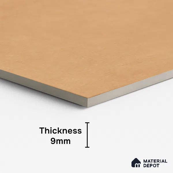 Plain Look Floor & Wall Tile TL 08102 Syria Gold 4 ft x 2 ft Vitrified Matte Finish - 9 mm | Random 8