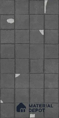 Stone Floor & Wall Tile TL 09975 4 ft x 2 ft Black Vitrified Matte Finish Tile - 9 mm | Ideal for Living Room,Bedroom,Bathroom,Kitchen