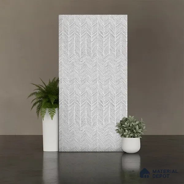 Patterned Look Wall & Floor Tile TL 10145 B Crystal Bianco Vista 4 ft x 2 ft Vitrified Matte Finish - 9 mm