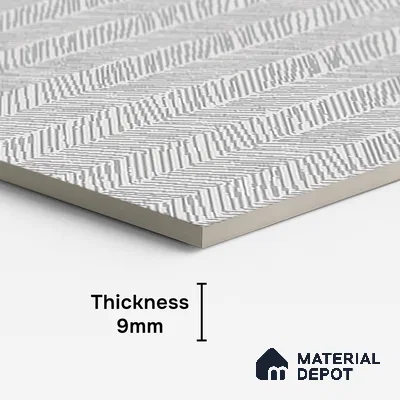 Patterned Look Wall & Floor Tile TL 10145 B Crystal Bianco Vista 4 ft x 2 ft Vitrified Matte Finish - 9 mm