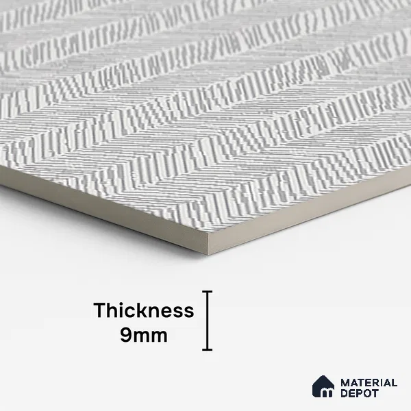 Patterned Look Wall & Floor Tile TL 10145 B Crystal Bianco Vista 4 ft x 2 ft Vitrified Matte Finish - 9 mm