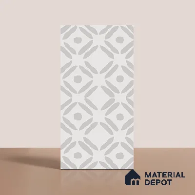 Moroccan Look Wall & Floor Tile TL 10145 C Crystal Bianco Gloria 4 ft x 2 ft Vitrified Matte Finish - 9 mm