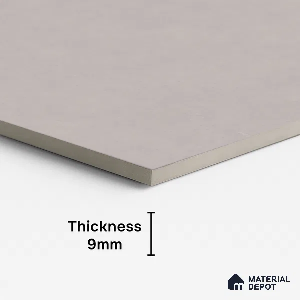 Stone Look Floor & Wall Tile TL 08133 C Zircon Grey 4 ft x 2 ft Vitrified Matte Finish - 9 mm | Random 8