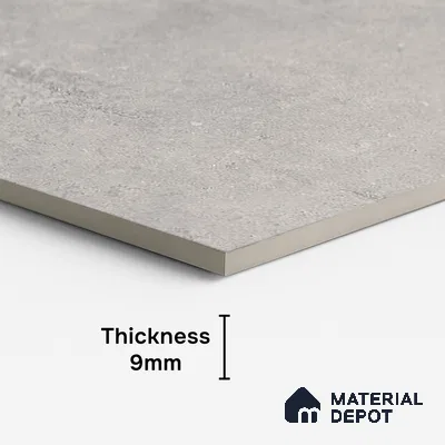 Punch Wall & Floor Tile TL 09943 B 4 ft x 2 ft Grey Vitrified Matte Finish Tile - 9 mm | Ideal for Living Room, Bedroom, Bathroom, Kitchen