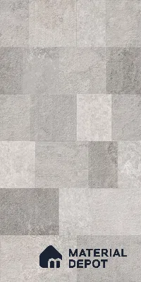 Punch Wall Tile TL 09943 4 ft x 2 ft Grey Vitrified Matte Finish Tile - 9 mm | Ideal for Living Room, Bedroom, Bathroom, Kitchen