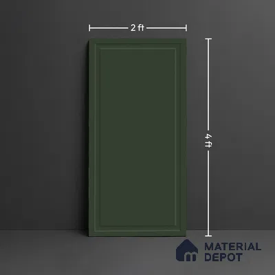 Plain Wall Tile TL 09972 C 4 ft x 2 ft Olive Green Vitrified Matte Finish Tile - 9 mm | Ideal for Living Room,Bedroom,Bathroom,Kitchen