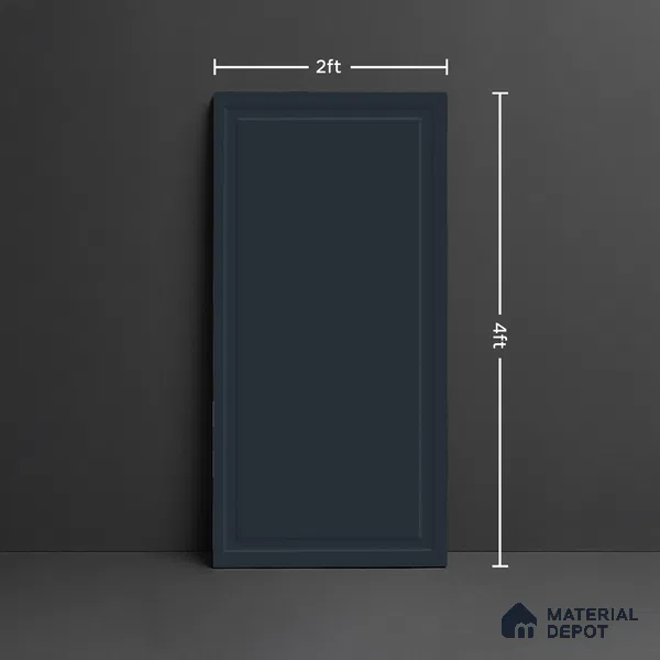 Plain Wall Tile TL 09972 D 4 ft x 2 ft Navy Blue Vitrified Matte Finish Tile - 9 mm | Ideal for Living Room,Bedroom,Bathroom,Kitchen