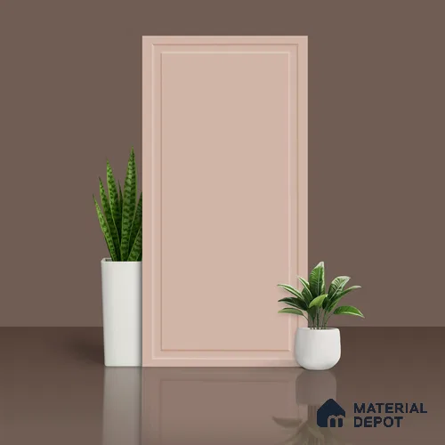 Plain Wall Tile TL 09972 E 4 ft x 2 ft Pink Vitrified Matte Finish Tile - 9 mm | Ideal for Living Room,Bedroom,Bathroom,Kitchen