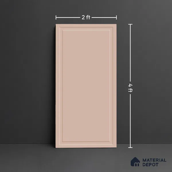 Plain Wall Tile TL 09972 E 4 ft x 2 ft Pink Vitrified Matte Finish Tile - 9 mm | Ideal for Living Room,Bedroom,Bathroom,Kitchen