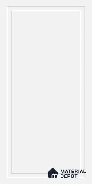 Plain Wall Tile TL 09972 I 4 ft x 2 ft White Vitrified Matte Finish Tile - 9 mm | Ideal for Living Room,Bedroom,Bathroom,Kitchen